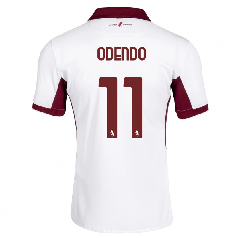 Danxen Män Patrick Odendo #11 Burgundy Vit Röd Bortatröja Matchtröjor 2026/27 Tröjor T-Tröja