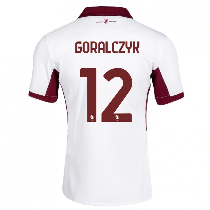 Danxen Män Karol Goralczyk #12 Burgundy Vit Röd Bortatröja Matchtröjor 2026/27 Tröjor T-Tröja