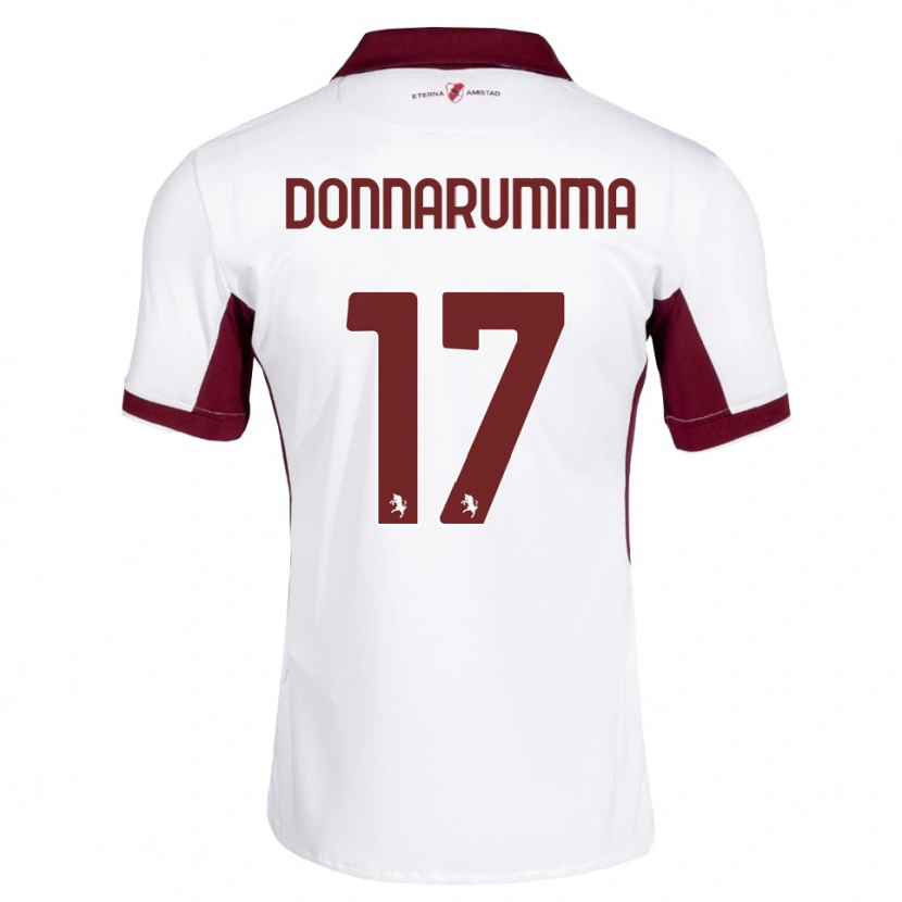 Danxen Män Antonio Donnarumma #17 Burgundy Vit Röd Bortatröja Matchtröjor 2026/27 Tröjor T-Tröja