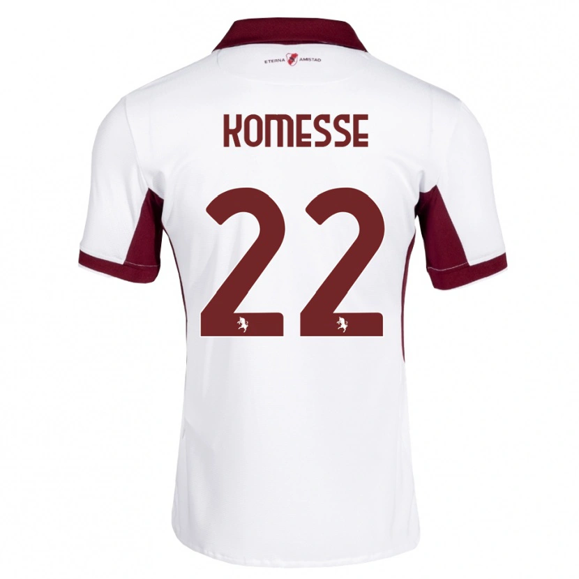 Danxen Män Josias Sabone Komesse #22 Burgundy Vit Röd Bortatröja Matchtröjor 2026/27 Tröjor T-Tröja