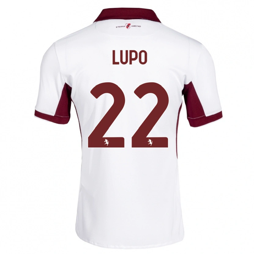 Danxen Män Enrica Lupo #22 Burgundy Vit Röd Bortatröja Matchtröjor 2026/27 Tröjor T-Tröja