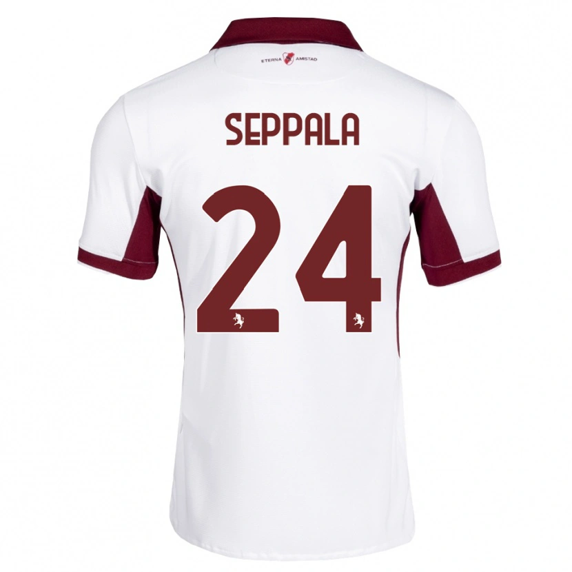 Danxen Män Rosa Lappi-Seppälä #24 Burgundy Vit Röd Bortatröja Matchtröjor 2026/27 Tröjor T-Tröja