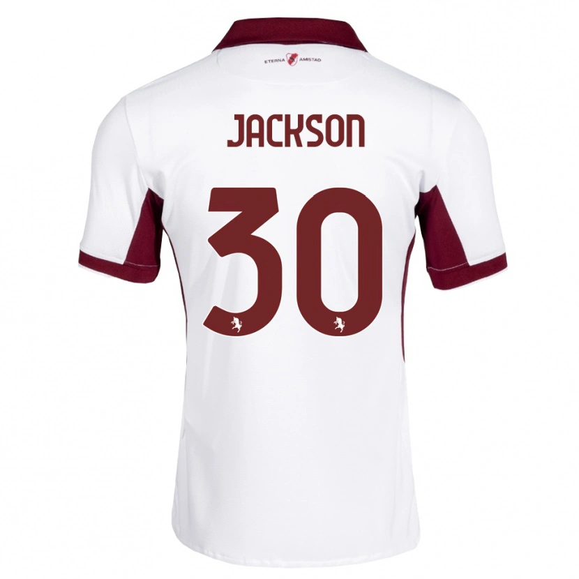 Danxen Män Michael Jackson #30 Burgundy Vit Röd Bortatröja Matchtröjor 2026/27 Tröjor T-Tröja