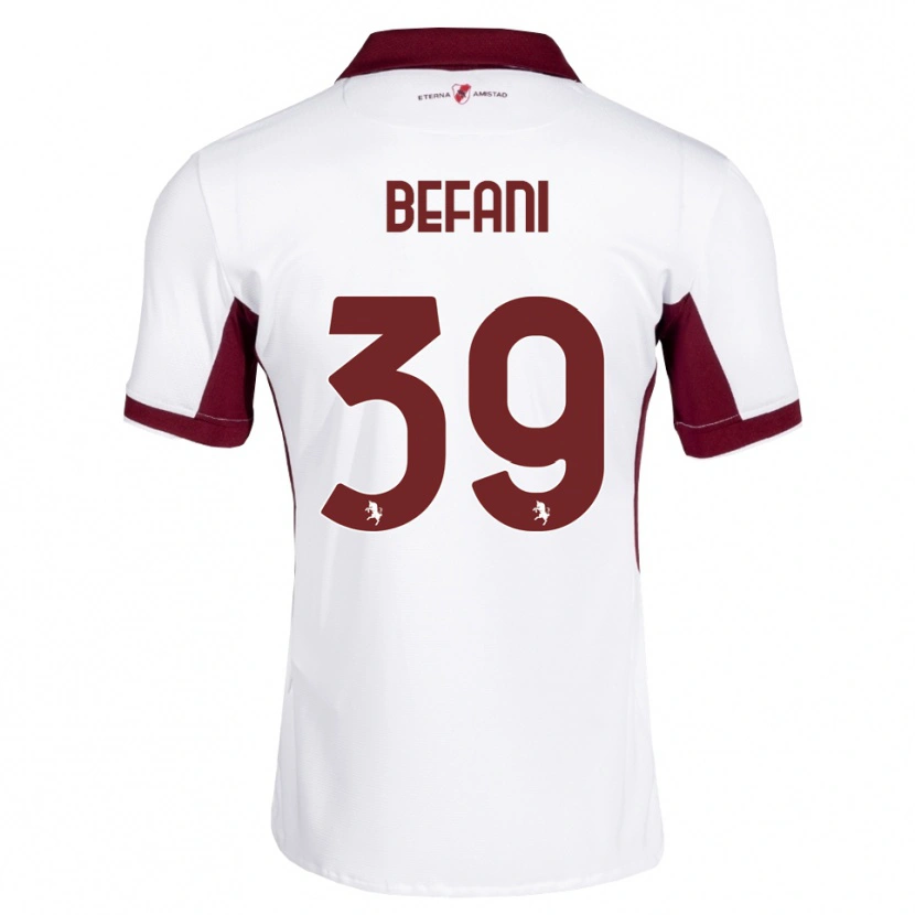 Danxen Män Haron Befani #39 Burgundy Vit Röd Bortatröja Matchtröjor 2026/27 Tröjor T-Tröja