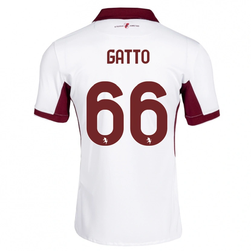 Danxen Män Tommaso Gatto #66 Burgundy Vit Röd Bortatröja Matchtröjor 2026/27 Tröjor T-Tröja