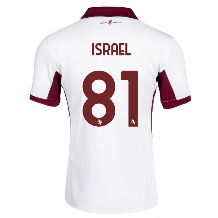 Danxen Män Franco Israel #81 Burgundy Vit Röd Bortatröja Matchtröjor 2026/27 Tröjor T-Tröja