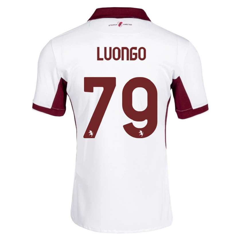 Danxen Män Andrea Luongo #79 Burgundy Vit Röd Bortatröja Matchtröjor 2026/27 Tröjor T-Tröja