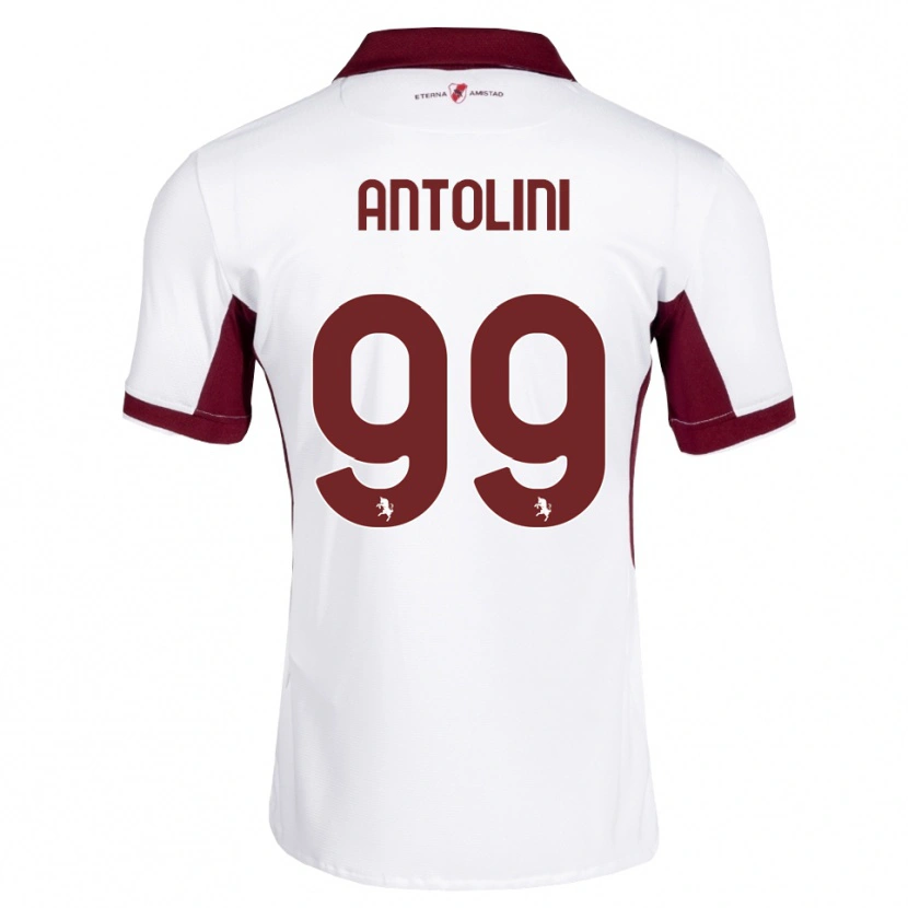 Danxen Män Jacopo Antolini #99 Burgundy Vit Röd Bortatröja Matchtröjor 2026/27 Tröjor T-Tröja