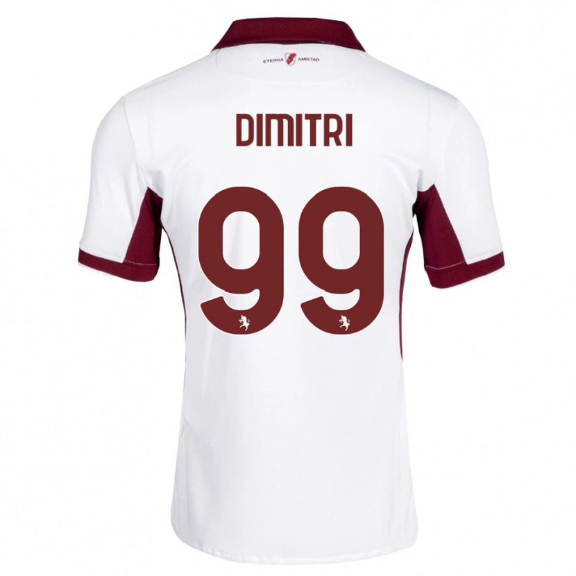 Danxen Män Matteo Dimitri #99 Burgundy Vit Röd Bortatröja Matchtröjor 2026/27 Tröjor T-Tröja