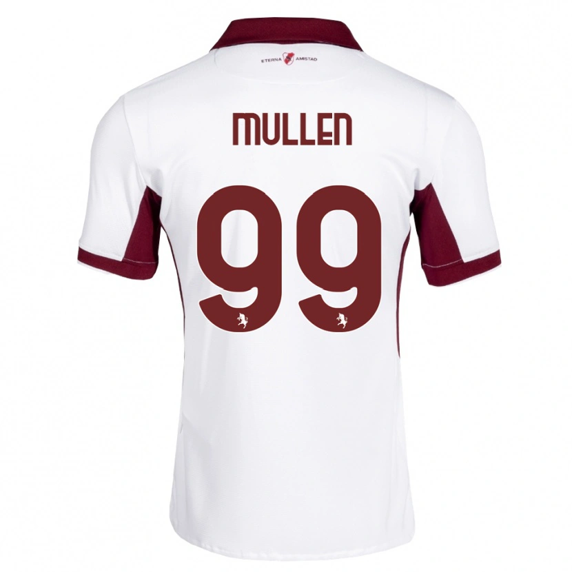Danxen Män Senan Mullen #99 Burgundy Vit Röd Bortatröja Matchtröjor 2026/27 Tröjor T-Tröja