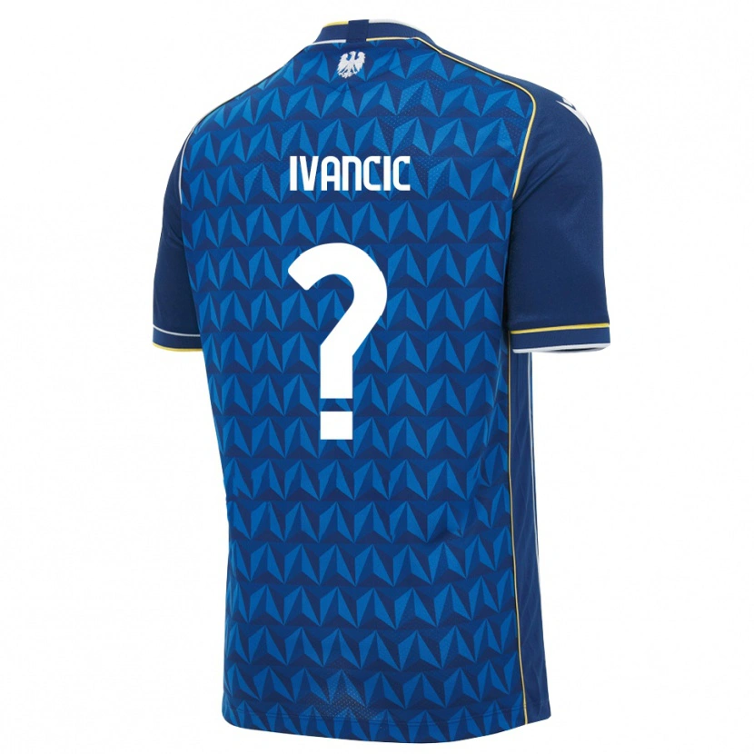 Danxen Män Val Ivancic #0 Kunglig Blå Vit Blå Bortatröja Matchtröjor 2026/27 Tröjor T-Tröja