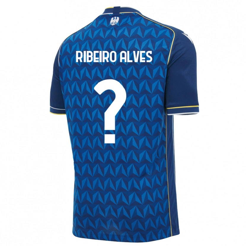 Danxen Män Noah Ribeiro Alves #0 Kunglig Blå Vit Blå Bortatröja Matchtröjor 2026/27 Tröjor T-Tröja