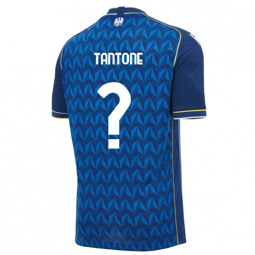 Danxen Män Riccardo Tantone #0 Kunglig Blå Vit Blå Bortatröja Matchtröjor 2026/27 Tröjor T-Tröja