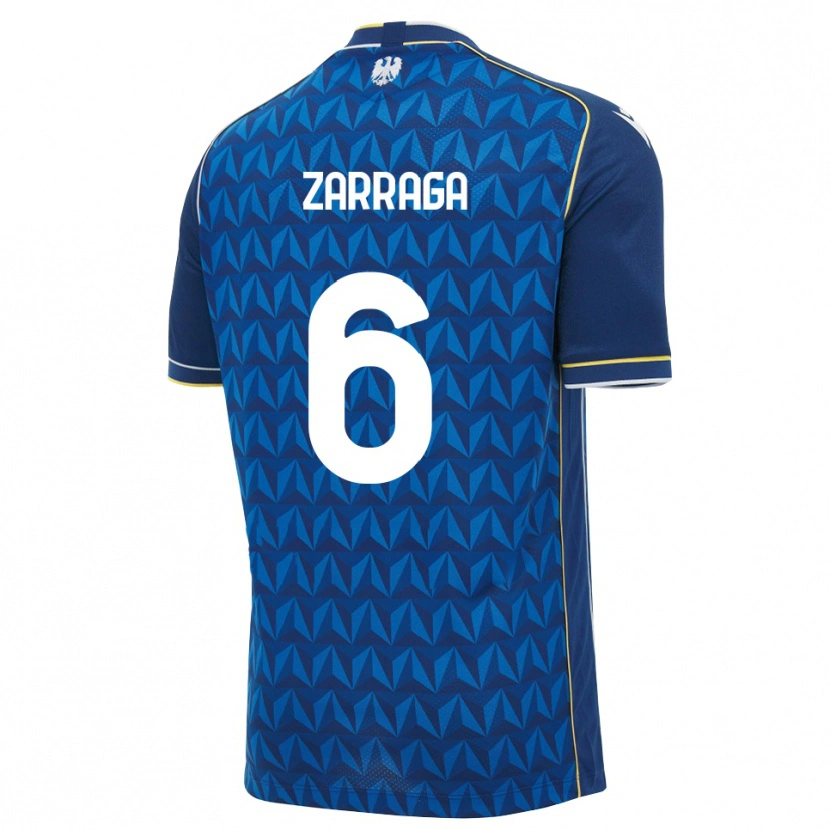 Danxen Män Oier Zarraga #6 Kunglig Blå Vit Blå Bortatröja Matchtröjor 2026/27 Tröjor T-Tröja