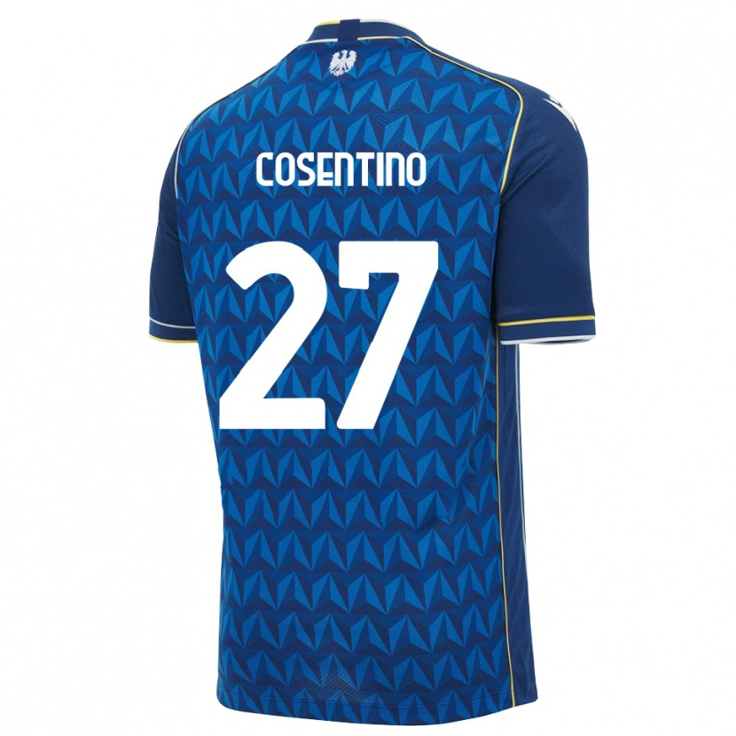 Danxen Män Sergio Cosentino #27 Kunglig Blå Vit Blå Bortatröja Matchtröjor 2026/27 Tröjor T-Tröja