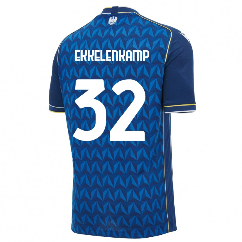 Danxen Män Jurgen Ekkelenkamp #32 Kunglig Blå Vit Blå Bortatröja Matchtröjor 2026/27 Tröjor T-Tröja