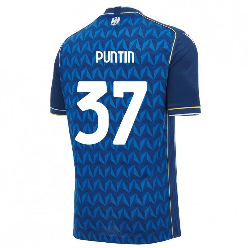 Danxen Män Eric Puntin #37 Kunglig Blå Vit Blå Bortatröja Matchtröjor 2026/27 Tröjor T-Tröja