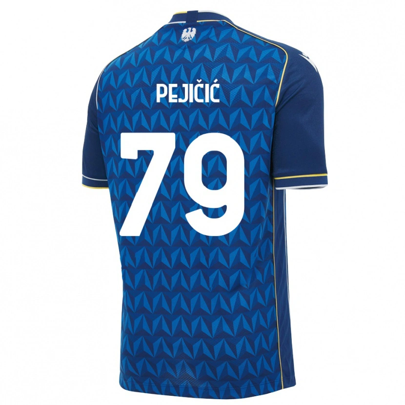 Danxen Män David Pejičić #79 Kunglig Blå Vit Blå Bortatröja Matchtröjor 2026/27 Tröjor T-Tröja