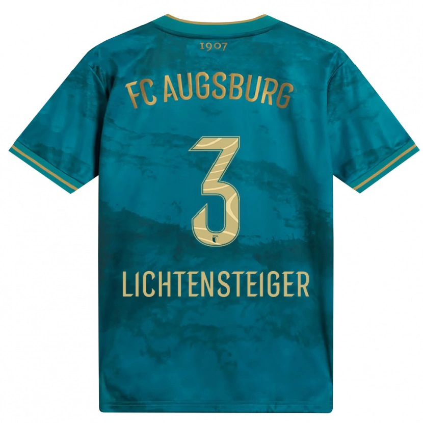 Danxen Män David Lichtensteiger #3 Grön Brun Bortatröja Matchtröjor 2026/27 Tröjor T-Tröja
