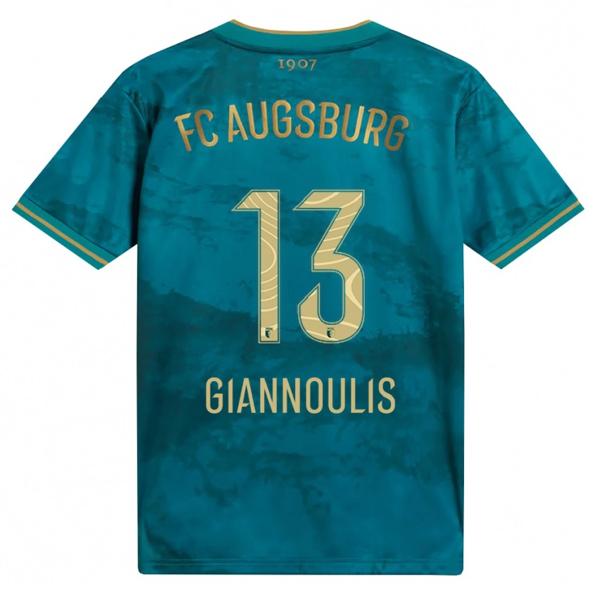 Danxen Män Dimitrios Giannoulis #13 Grön Brun Bortatröja Matchtröjor 2026/27 Tröjor T-Tröja