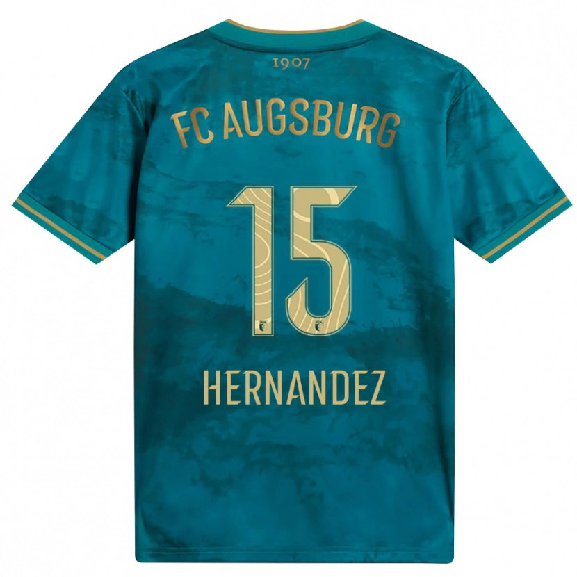 Danxen Män Saidu Hernandez #15 Grön Brun Bortatröja Matchtröjor 2026/27 Tröjor T-Tröja