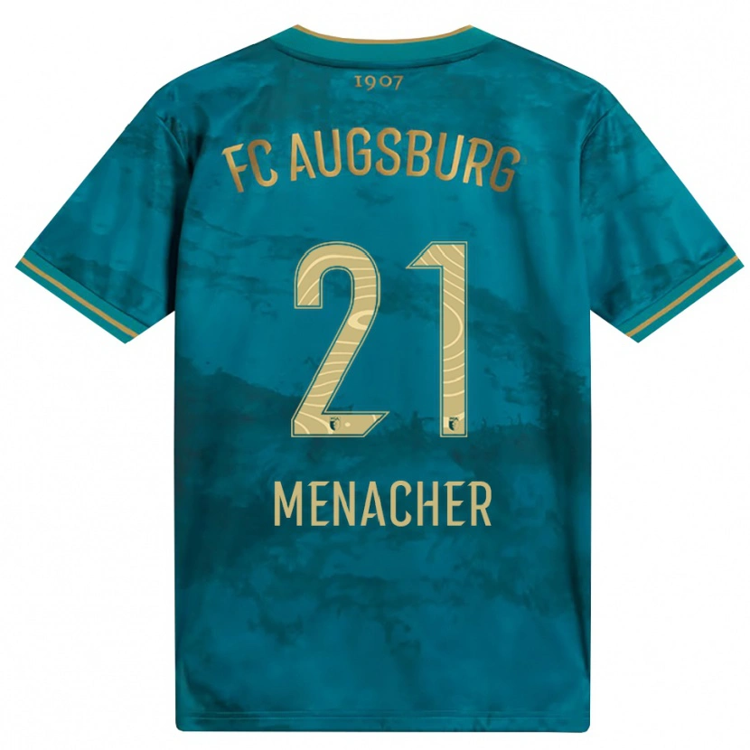 Danxen Män Anton Menacher #21 Grön Brun Bortatröja Matchtröjor 2026/27 Tröjor T-Tröja