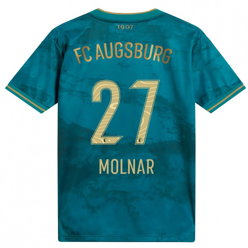 Danxen Män Lars Molnar #27 Grön Brun Bortatröja Matchtröjor 2026/27 Tröjor T-Tröja