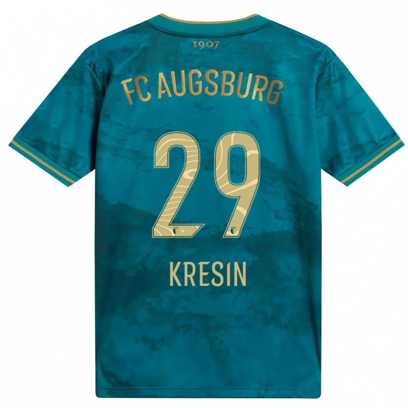 Danxen Män Constantin Kresin #29 Grön Brun Bortatröja Matchtröjor 2026/27 Tröjor T-Tröja