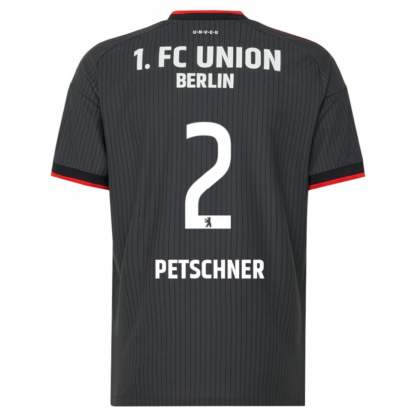 Danxen Män Anton Petschner #2 Svart Vit Röd Bortatröja Matchtröjor 2026/27 Tröjor T-Tröja