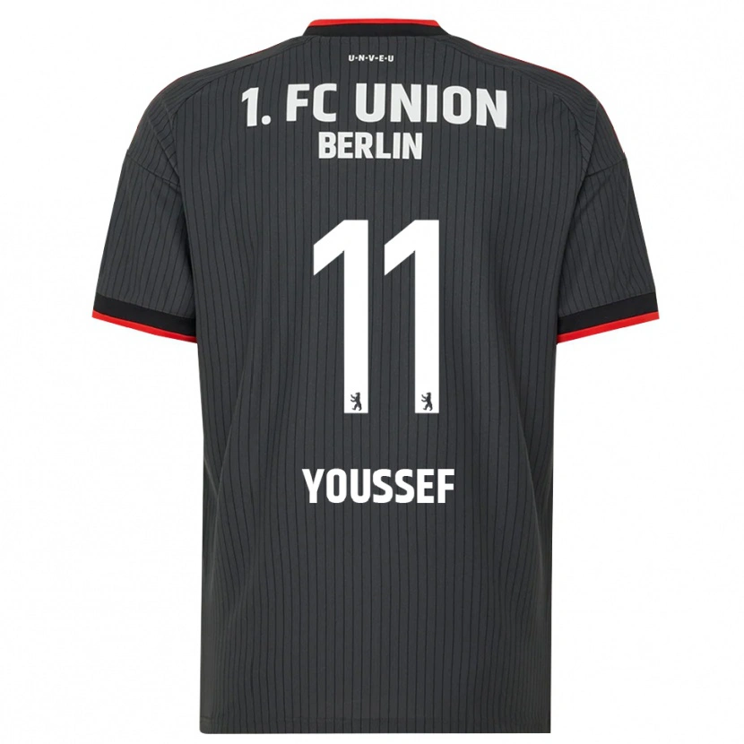Danxen Män Nour Youssef #11 Svart Vit Röd Bortatröja Matchtröjor 2026/27 Tröjor T-Tröja