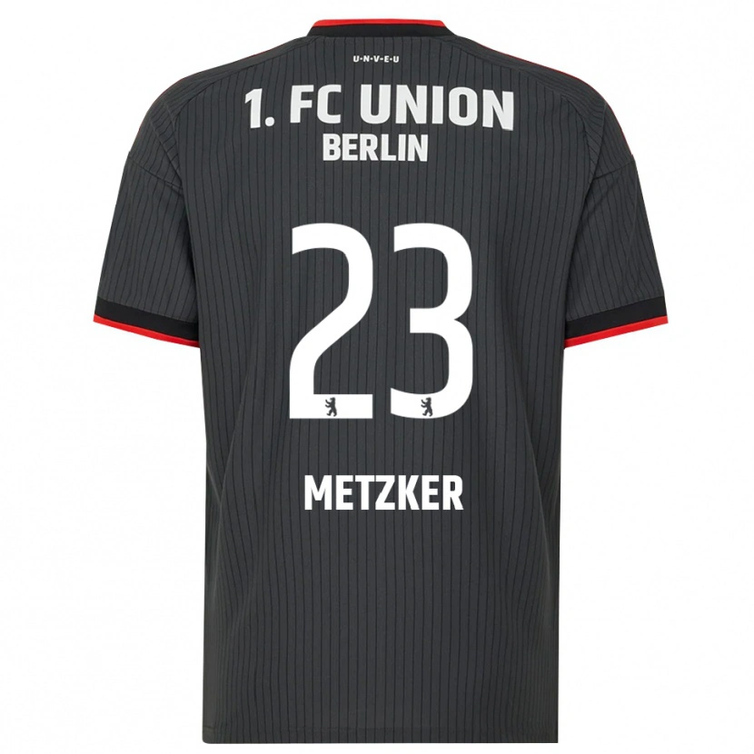 Danxen Män Pia Metzker #23 Svart Vit Röd Bortatröja Matchtröjor 2026/27 Tröjor T-Tröja
