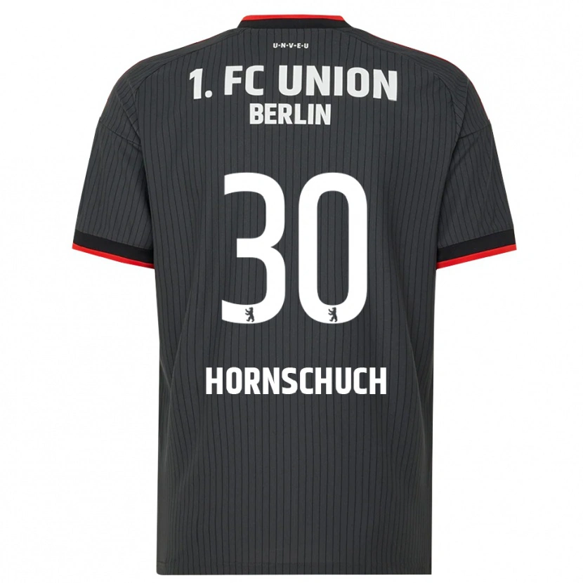 Danxen Män Sarah Hornschuch #30 Svart Vit Röd Bortatröja Matchtröjor 2026/27 Tröjor T-Tröja