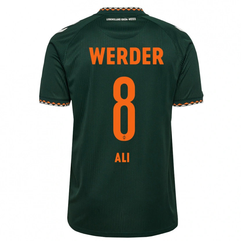 Danxen Män Rumat Ali #8 Mörkgrön Orange Vit Bortatröja Matchtröjor 2026/27 Tröjor T-Tröja