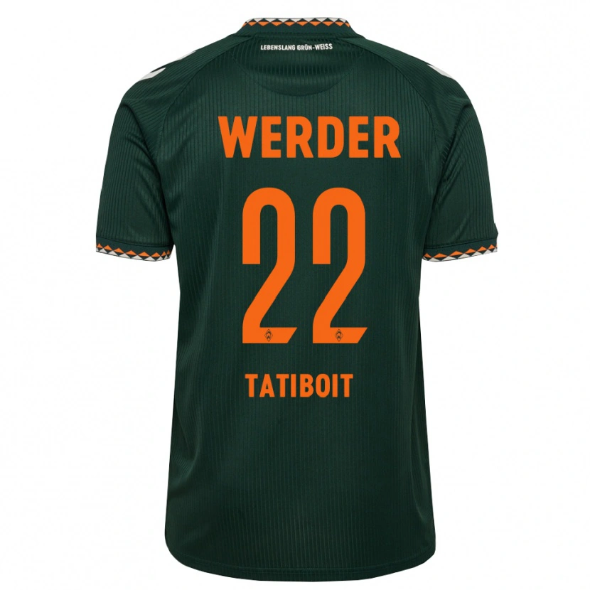 Danxen Män Kieran Tatiboit #22 Mörkgrön Orange Vit Bortatröja Matchtröjor 2026/27 Tröjor T-Tröja