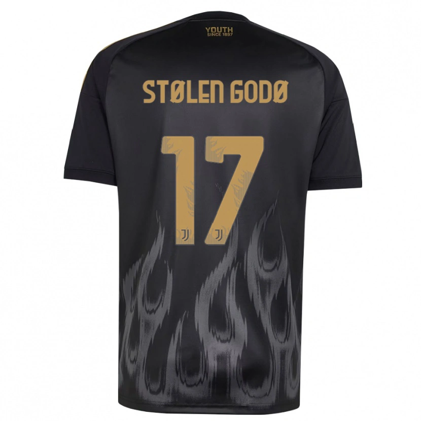 Danxen Män Emma Stølen Godø #17 Svart Brun Tredjesatsen Matchtröjor 2026/27 Tröjor T-Tröja