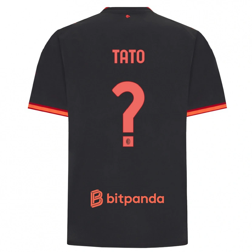Danxen Män Adrien Tato #0 Svart Röd Tredjesatsen Matchtröjor 2026/27 Tröjor T-Tröja