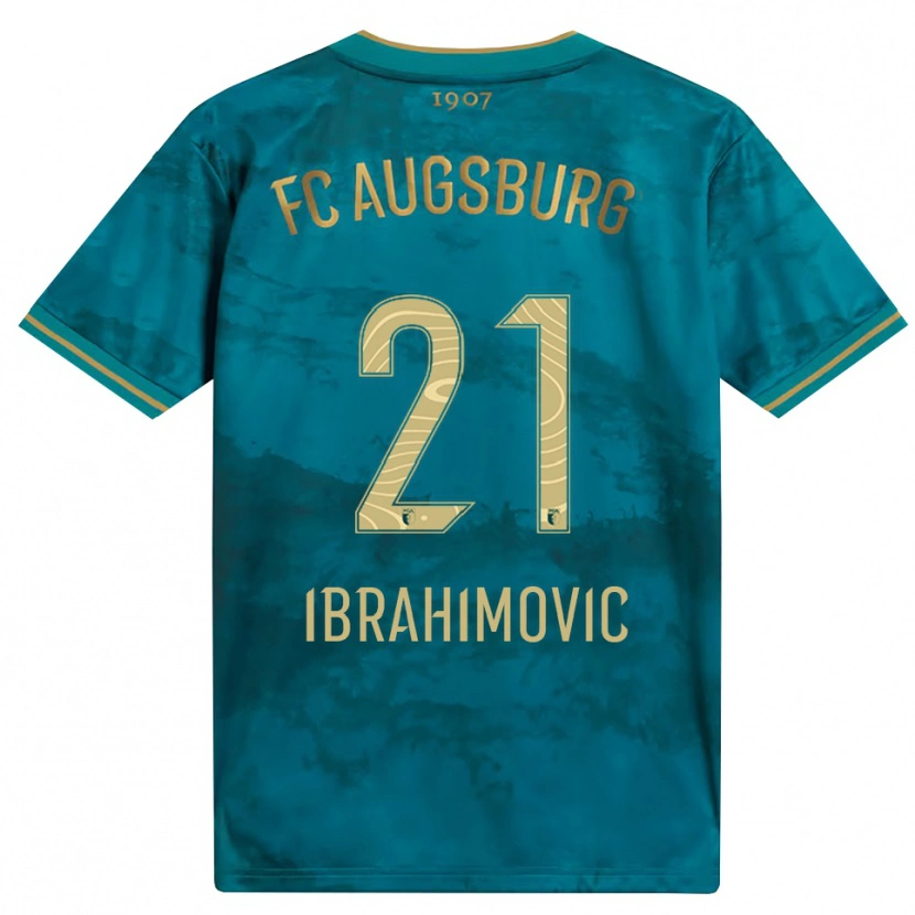 Danxen Män Arijon Ibrahimovic #21 Grön Brun Bortatröja Matchtröjor 2026/27 Tröjor T-Tröja
