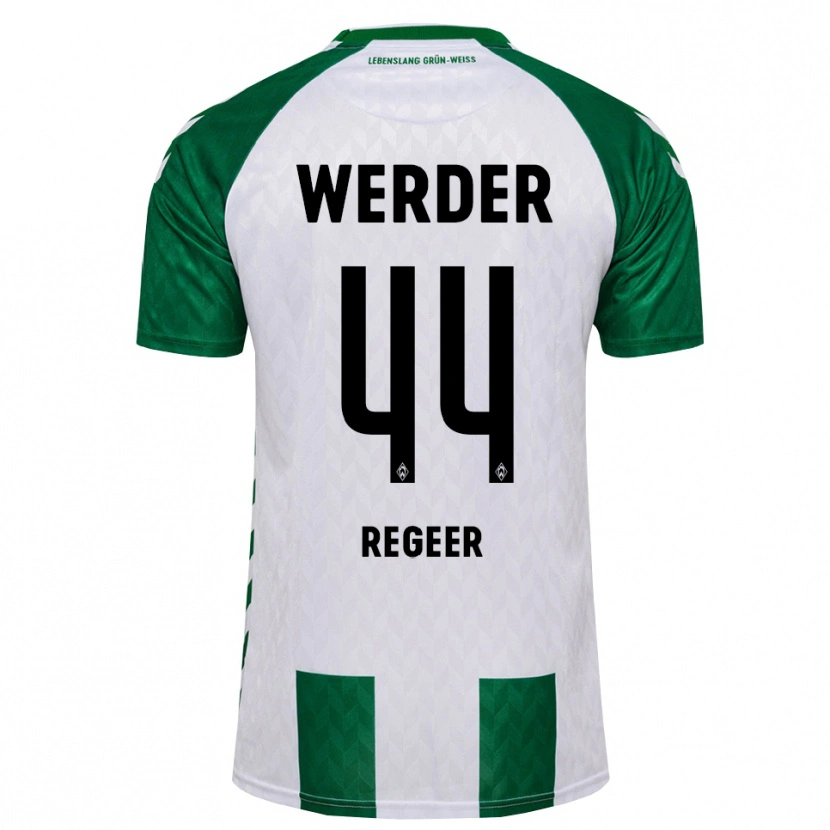 Danxen Kvinnor Youri Regeer #44 Grön Vit Hemmatröja Matchtröjor 2026/27 Tröjor T-Tröja