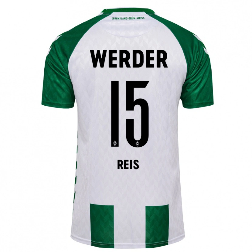 Danxen Kvinnor Ludovit Reis #15 Grön Vit Hemmatröja Matchtröjor 2026/27 Tröjor T-Tröja