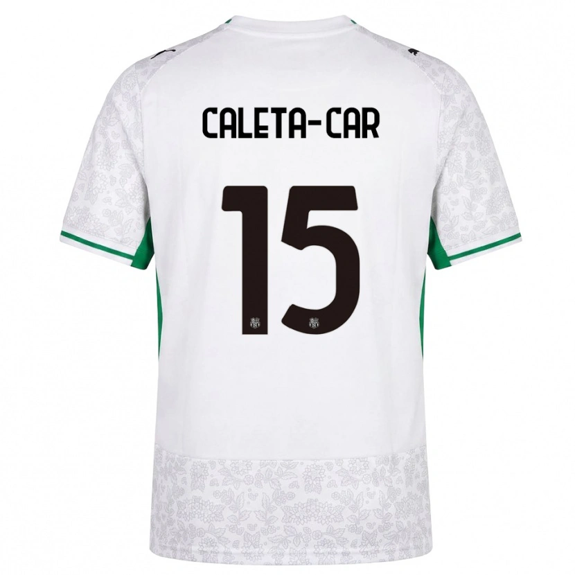Danxen Kvinnor Duje Caleta-Car #15 Vit Svart Grön Bortatröja Matchtröjor 2026/27 Tröjor T-Tröja