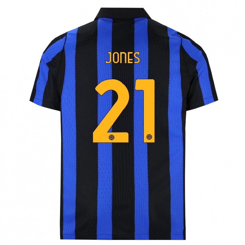 Danxen Kvinnor Curtis Jones #21 Svart Blå Gul Hemmatröja Matchtröjor 2026/27 Tröjor T-Tröja