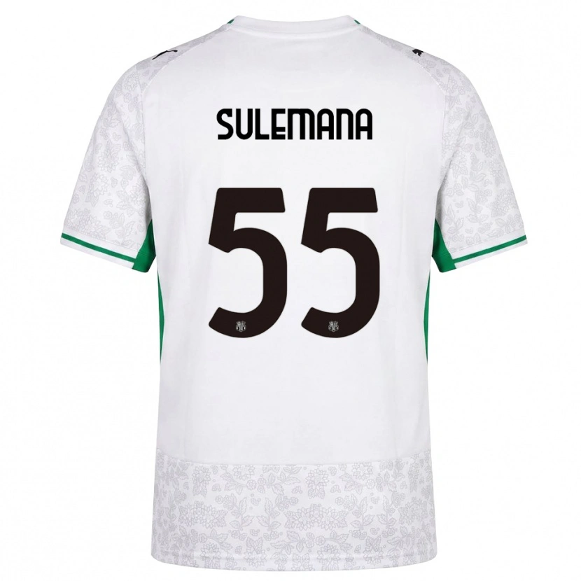 Danxen Kvinnor Ibrahim Sulemana #55 Vit Svart Grön Bortatröja Matchtröjor 2026/27 Tröjor T-Tröja