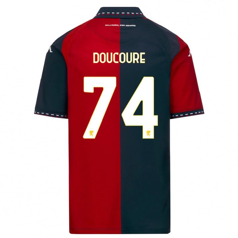 Danxen Kvinnor Mamedi Doucouré #74 Röd Svart Vit Hemmatröja Matchtröjor 2026/27 Tröjor T-Tröja