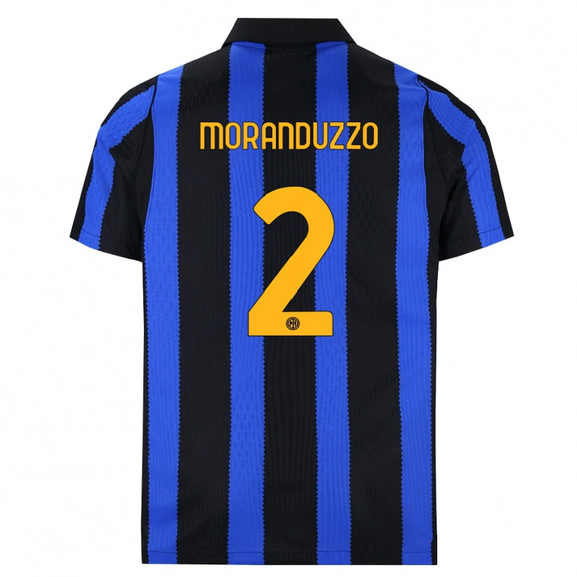 Danxen Kvinnor Nicolo Moranduzzo #2 Svart Blå Gul Hemmatröja Matchtröjor 2026/27 Tröjor T-Tröja