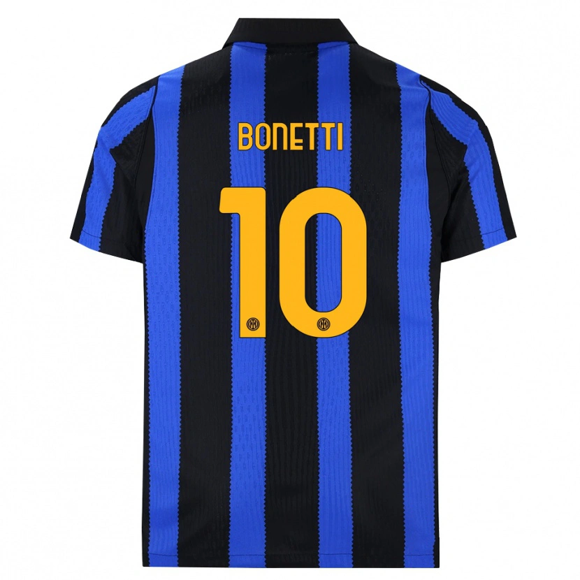 Danxen Kvinnor Tatiana Bonetti #10 Svart Blå Gul Hemmatröja Matchtröjor 2026/27 Tröjor T-Tröja