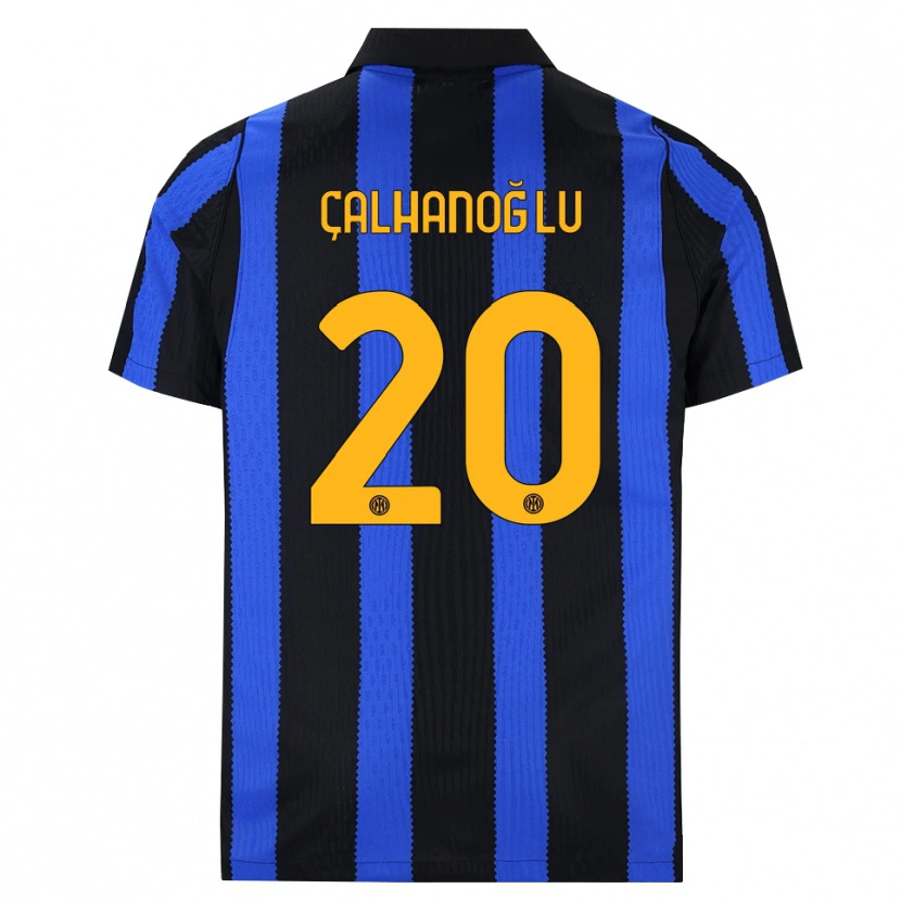 Danxen Kvinnor Hakan Çalhanoğlu #20 Svart Blå Gul Hemmatröja Matchtröjor 2026/27 Tröjor T-Tröja