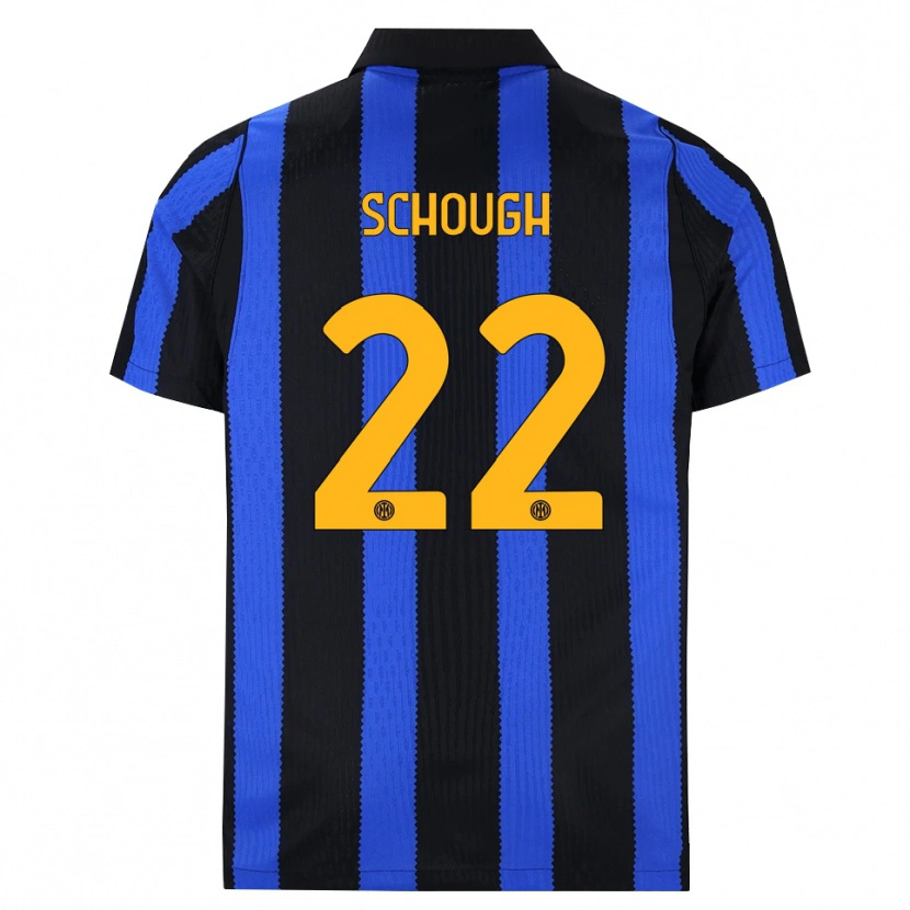 Danxen Kvinnor Olivia Schough #22 Svart Blå Gul Hemmatröja Matchtröjor 2026/27 Tröjor T-Tröja