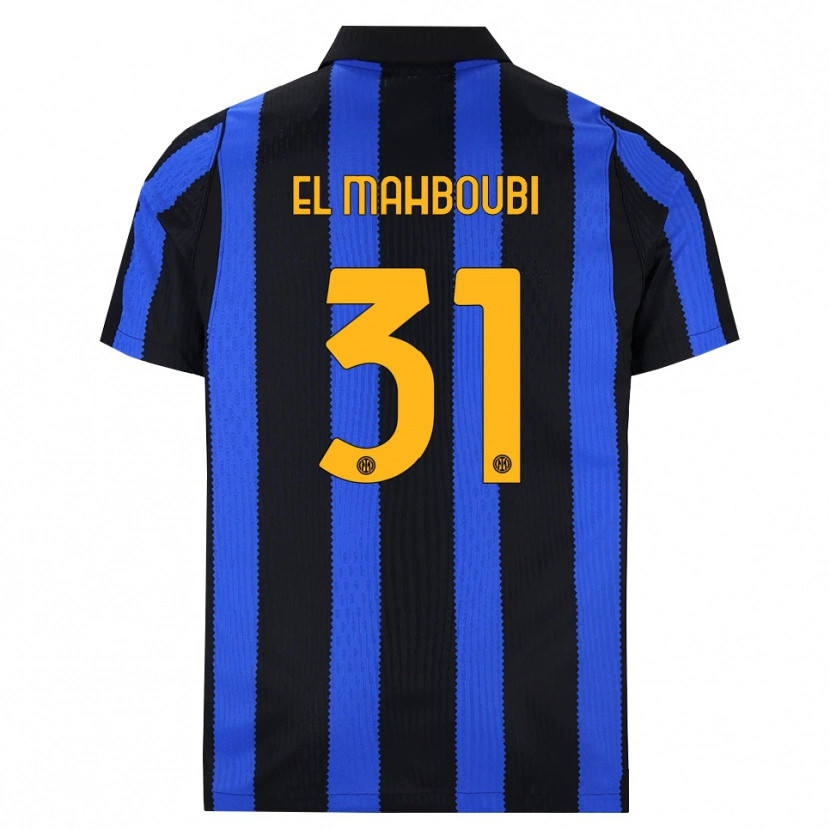 Danxen Kvinnor Anas El Mahboubi #31 Svart Blå Gul Hemmatröja Matchtröjor 2026/27 Tröjor T-Tröja