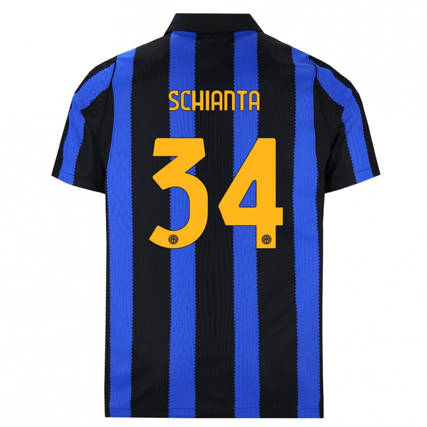 Danxen Kvinnor Valentina Schianta #34 Svart Blå Gul Hemmatröja Matchtröjor 2026/27 Tröjor T-Tröja