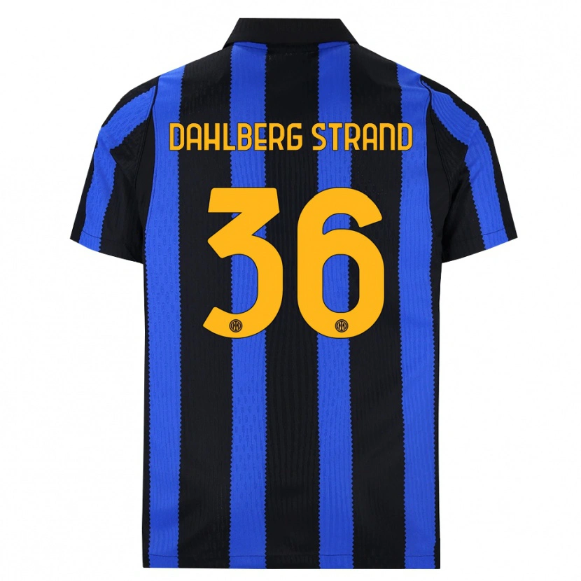 Danxen Kvinnor Jonas Dahlberg Strand #36 Svart Blå Gul Hemmatröja Matchtröjor 2026/27 Tröjor T-Tröja